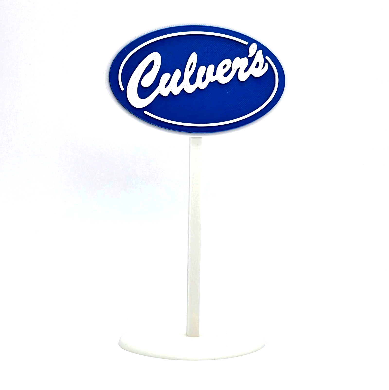 Miniature Culver’s Restaurant Drive-Thru Sign  6 1/2\