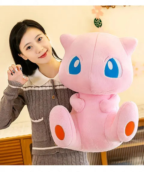 35CM Pokemon Mew Plush Toy Mewtwo Anime Stuffed Doll Cute Birthday Gift