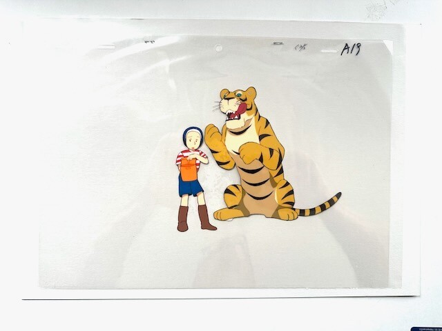 Vintage Elmer\'s Adventure Anime Cel And Prelim Drawings 1997
