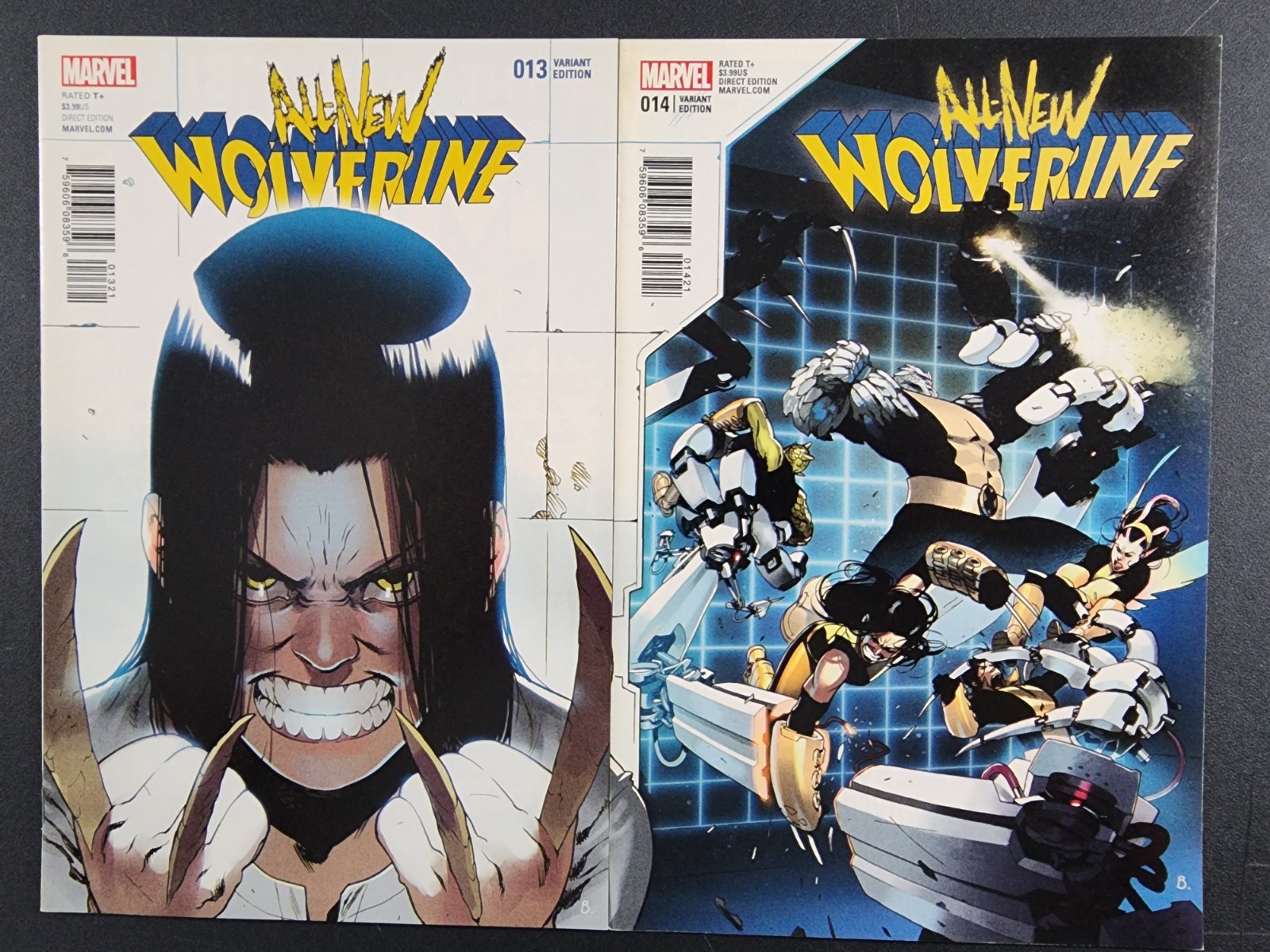 All New Wolverine #13 & 14  NM (9.4-9.6) Bengal Connecting Variants  Marvel 2016