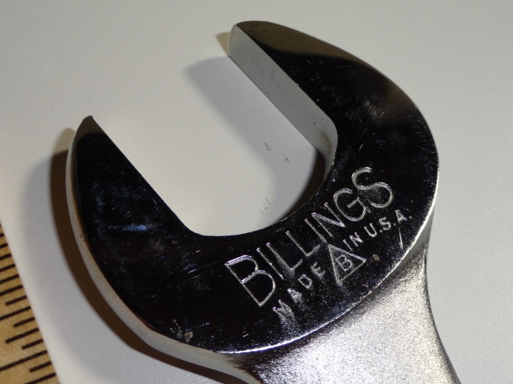 VTG Billings Vitalloy Open End Wrench 1035 NOS Scarce 1 1/16\