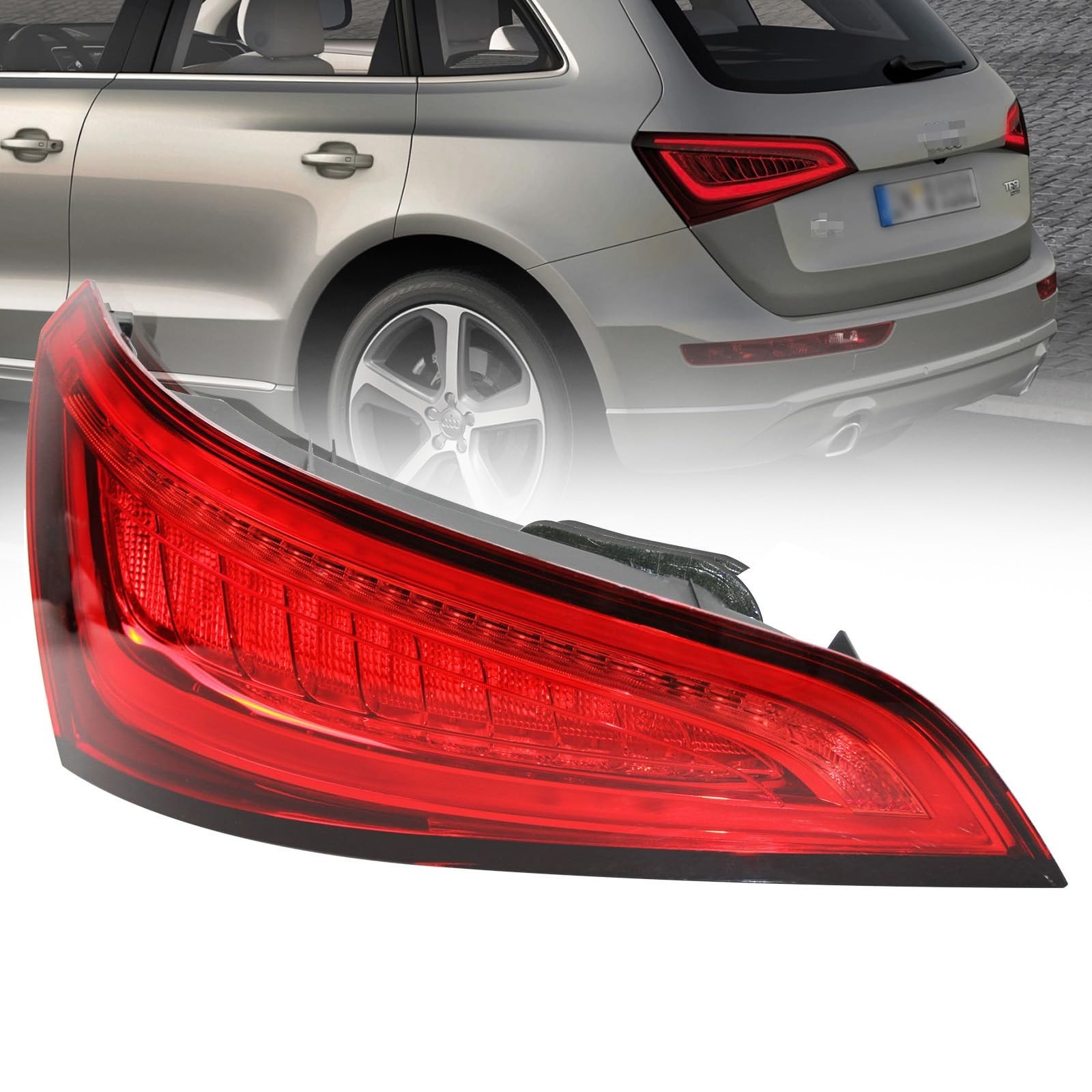 LED Tail Light Assembly Compatible With 2013-2017 Audi Q5 Taillight Tail Lamp... LED Tail Light Assembly Compatible With 2013-2017 Audi Q5 Taillight Tail Lamp...