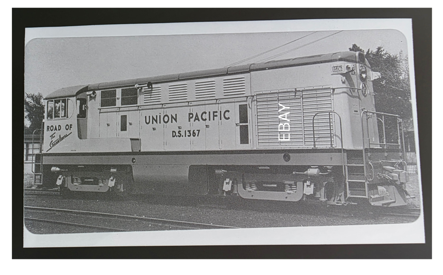 Dec. 1947  Union Pacific Railroad DS-1367 FM H20-44 Photo Negative