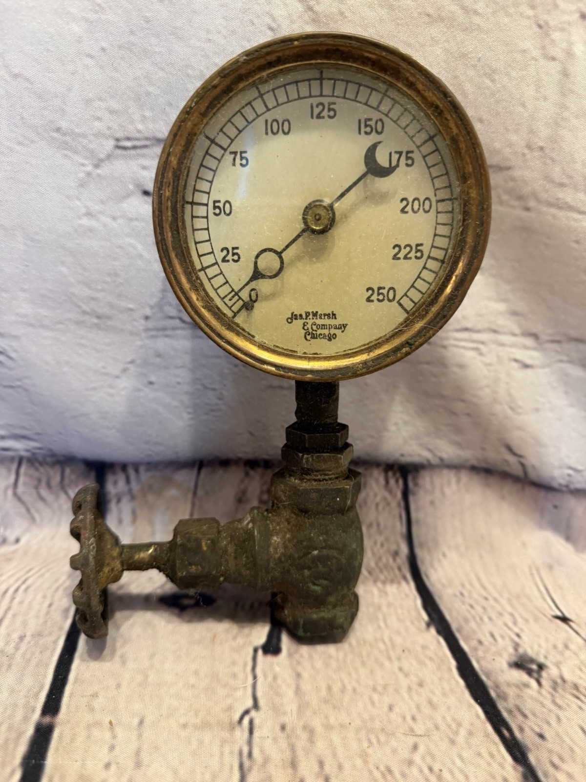 Vintage Jas. P. Marsh & Company Steam Valve Chicago IL USA