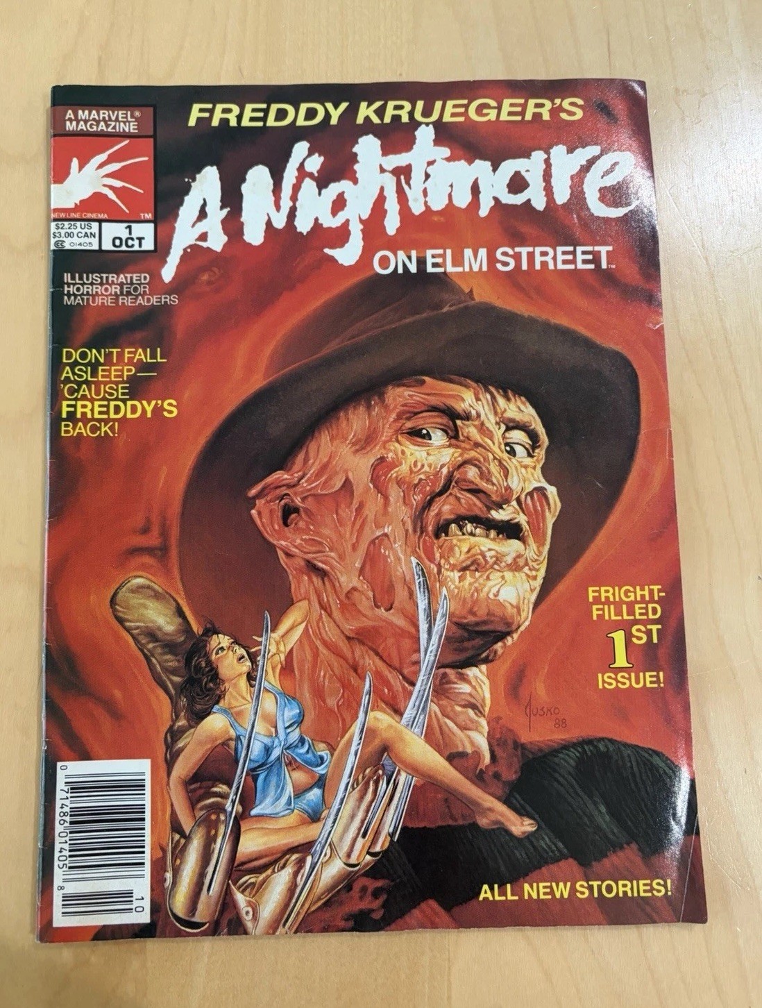 Marvel Freddy Krueger’s A Nightmare on Elm Street #1 October Horror Comic 01405