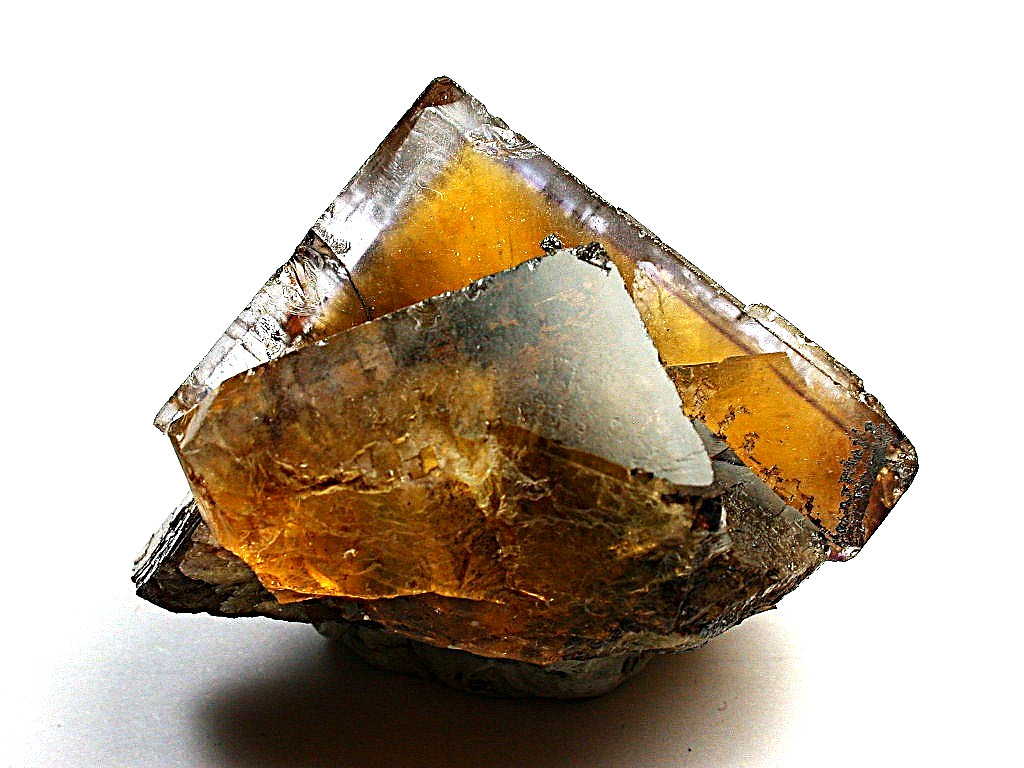 MINERALS : TRANSPARENT ORANGE AND PURPLE FLUORITE, MINERVA NO. 1 MI, IL, 199 GR MINERALS : TRANSPARENT ORANGE AND PURPLE FLUORITE, MINERVA NO. 1 MI, IL, 199 GR