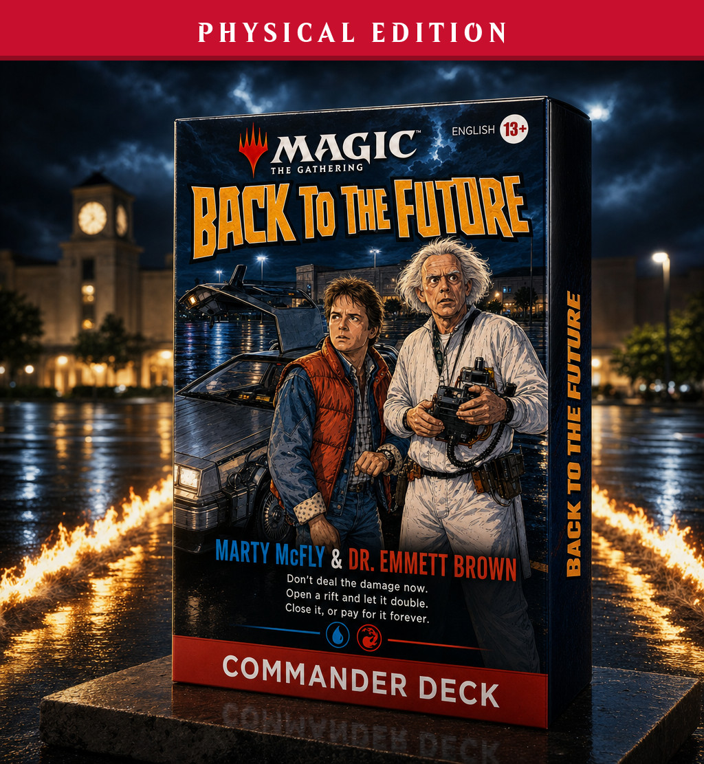 Back To The Future, PRINTED 100 Card Commander Deck, MTG EDH Back To The Future, PRINTED 100 Card Commander Deck, MTG EDH