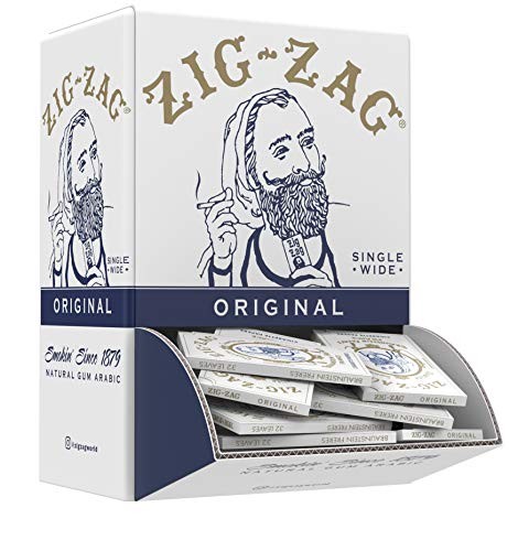 ZIG-ZAG Rolling Paper Original White 70mm Size - (48-Pack) Display Box ZIG-ZAG Rolling Paper Original White 70mm Size - (48-Pack) Display Box