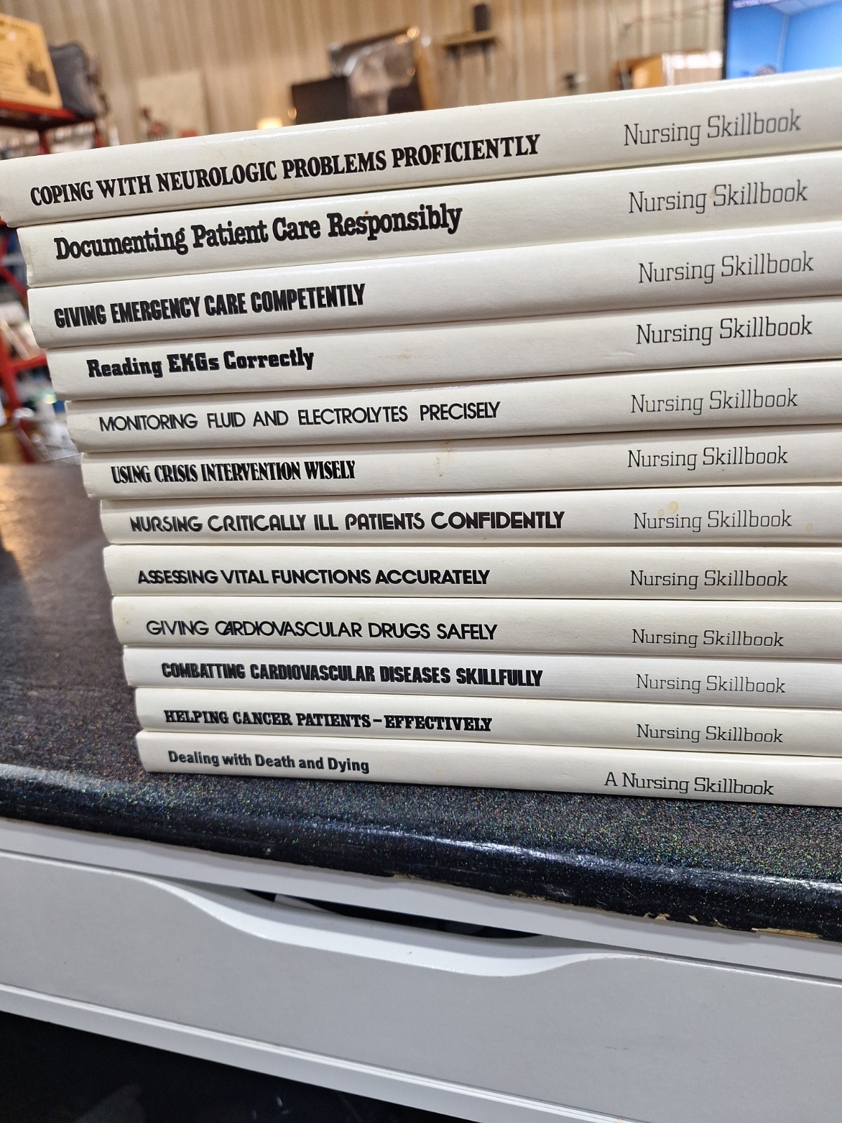 Vintage Nursing78  Skillbook Series Copyright 1978 12-Hardback Books - Used