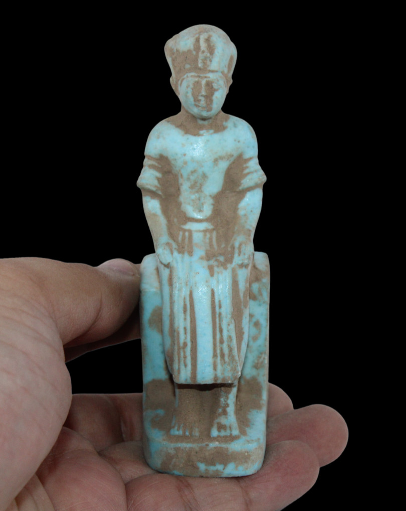 Unique Ancient Egyptian Great Phraonic Amenhotep III Statue Stone