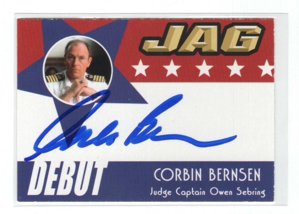 JAG Premiere Edition TK Legacy 2006 Auto Autograph D18 Corbin Bernsen
