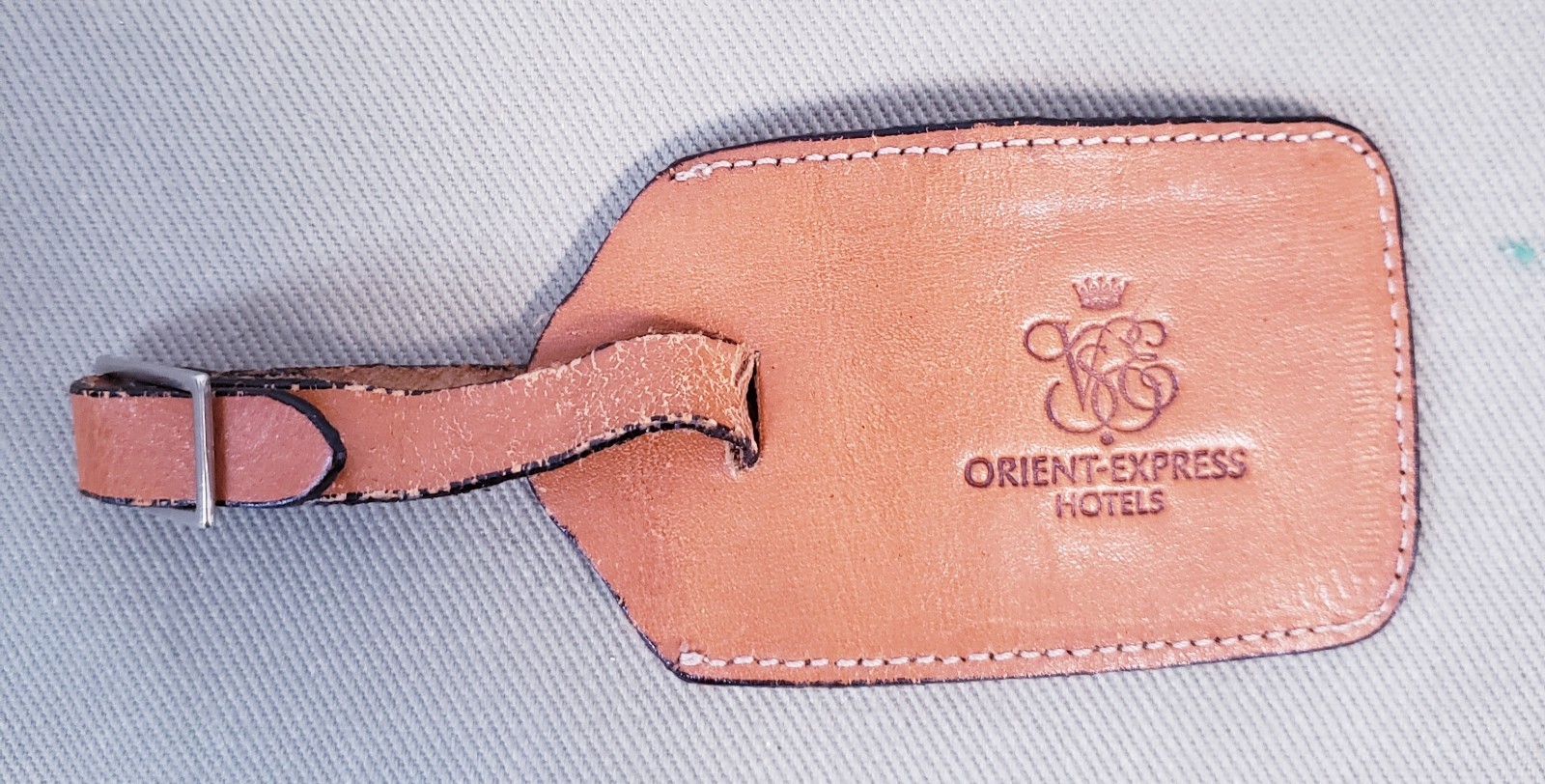 Vintage Orient Express Luggage Tag Lapa Palace Lisboa