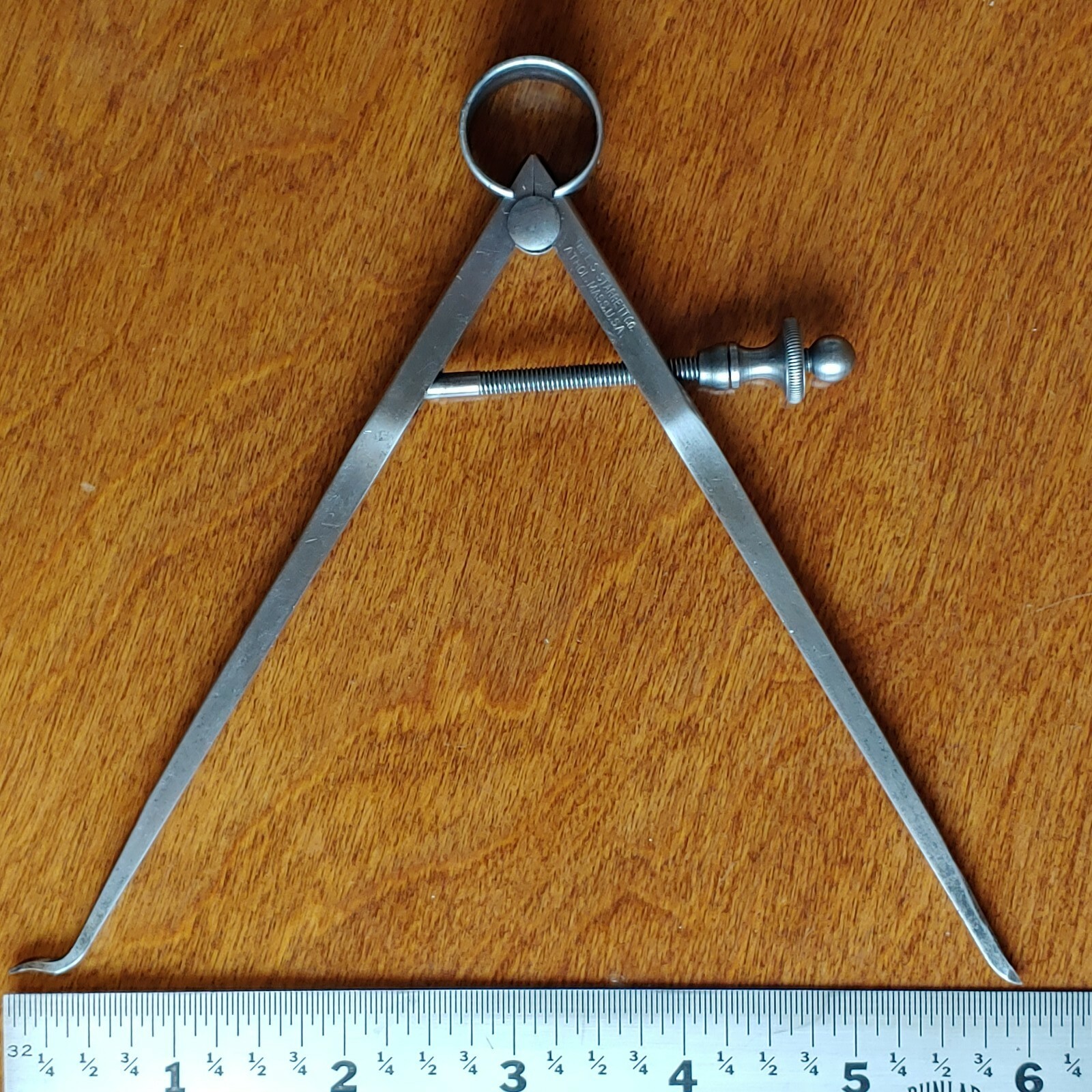 Vintage L S Starrett No. 74 Fay Machinist Modified Inside Spring Calipers