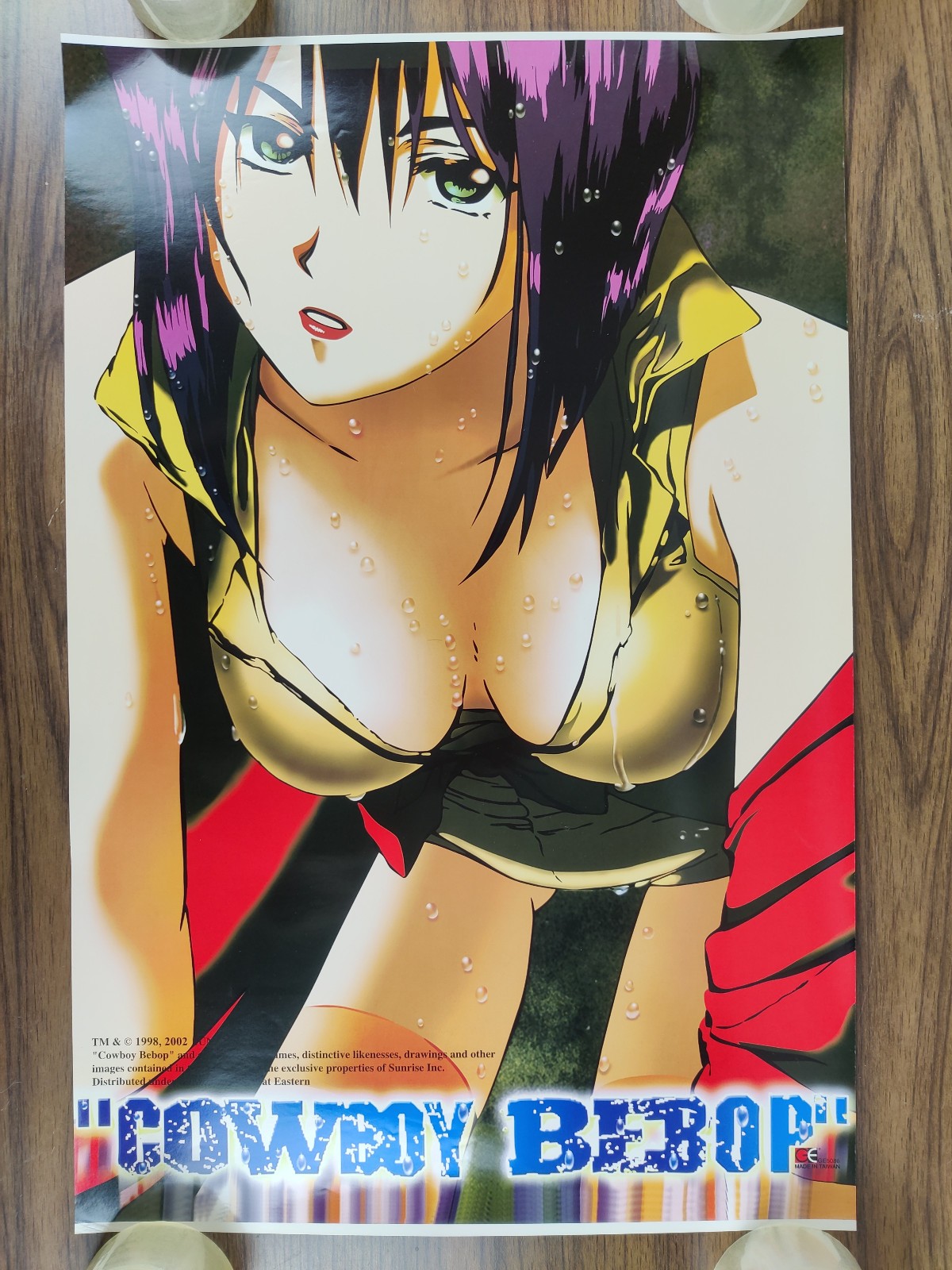VTG Original Y2K Cowboy Bebop Faye Valentine Poster 34