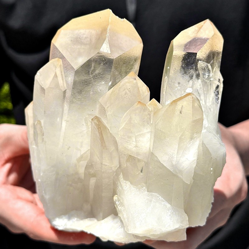 3.81LB Natural Clear White Quartz Crystal Cluster Rough Healing Specimen