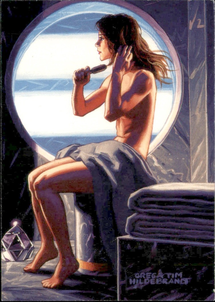1996 Topps Star Wars Shadows of the Empire Princess Leia Prepares for Xizor #47