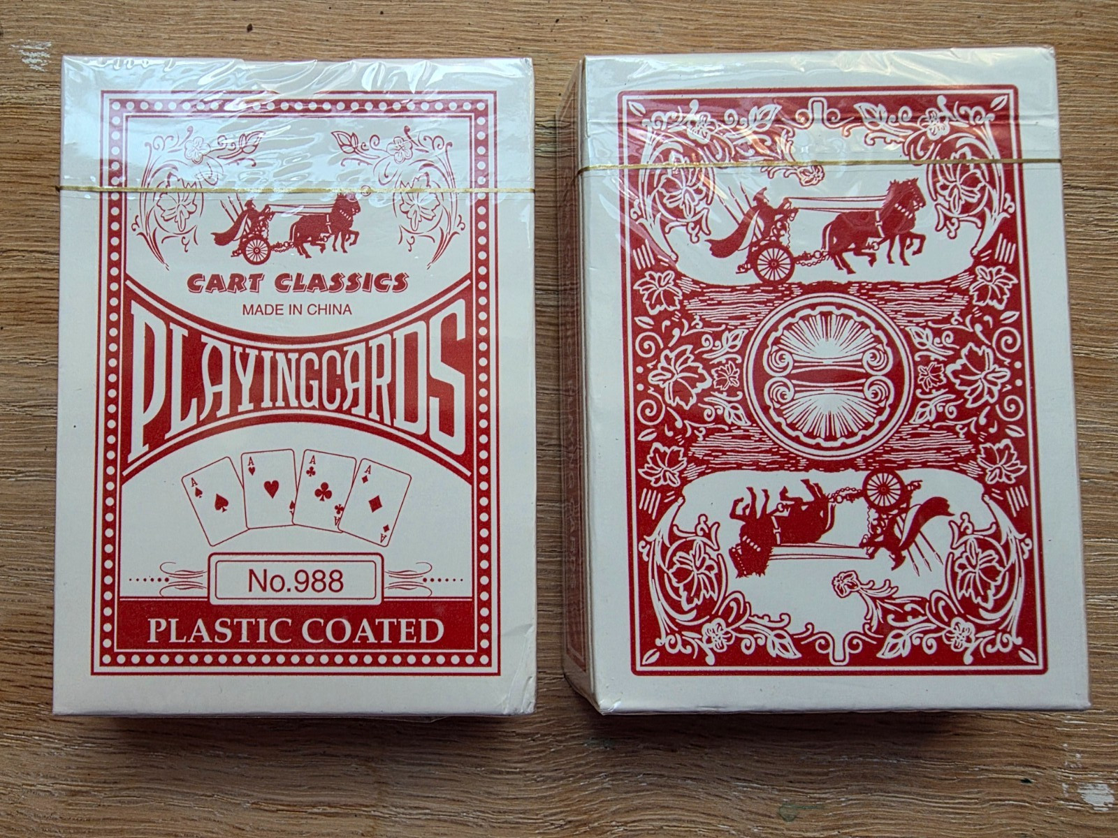 Infrared Marked IR Plastic Playing Cards No 988 - Poker decks of cards