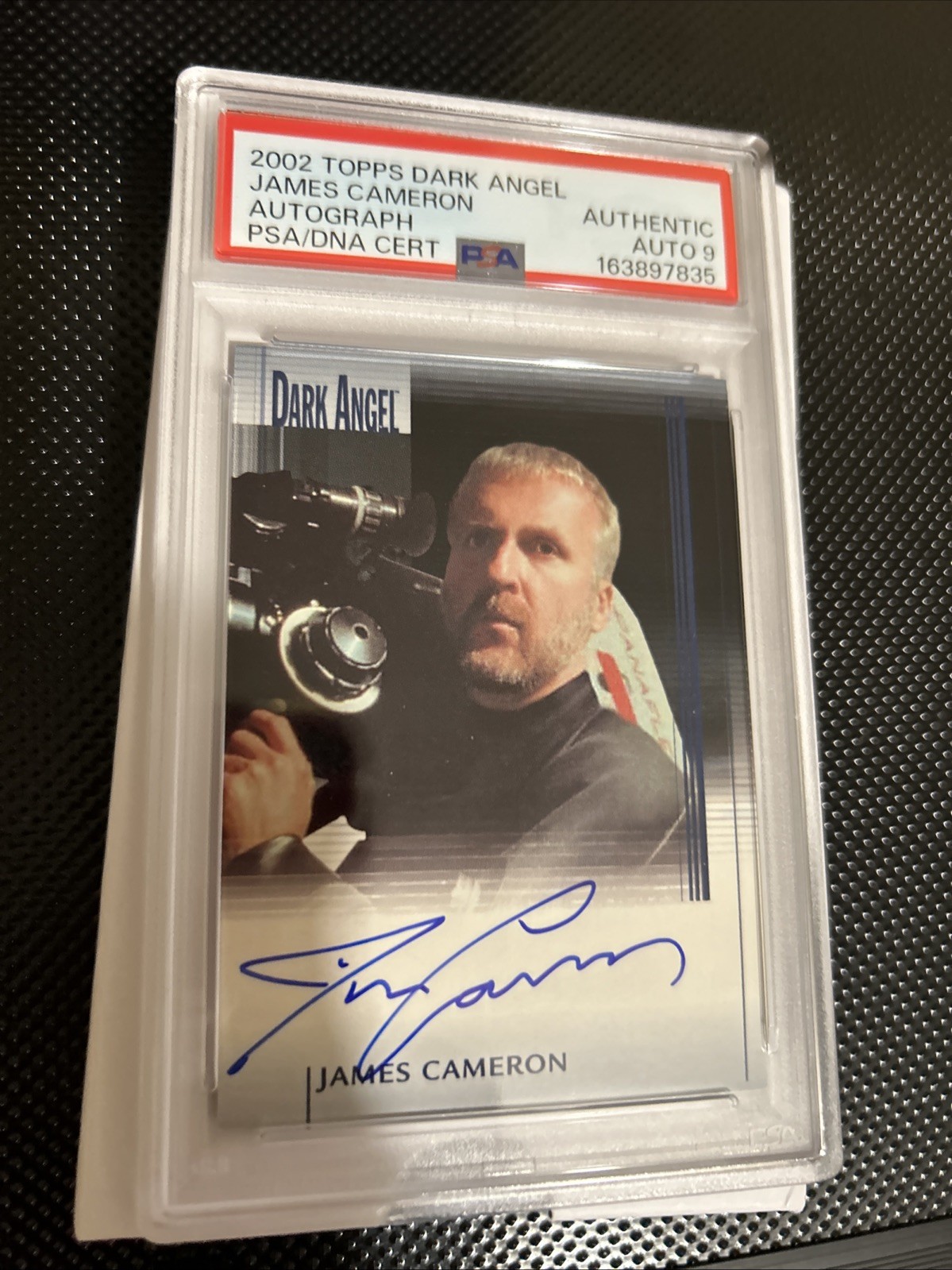 2002 Topps Dark Angel James Cameron Auto PSA Auto 9