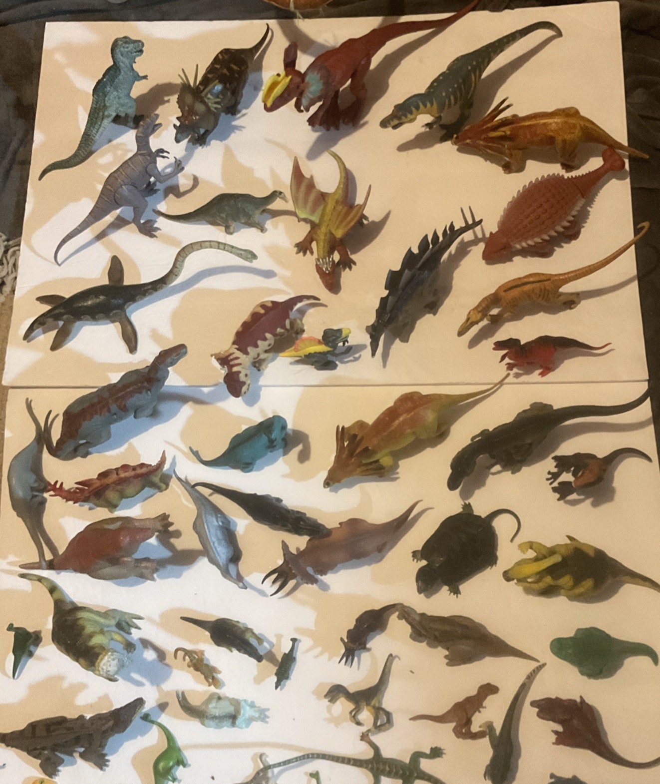 Massive Dinosaur Lot Of Vintage;Jurassic Etc. See Pictures Massive Dinosaur Lot Of Vintage;Jurassic Etc. See Pictures