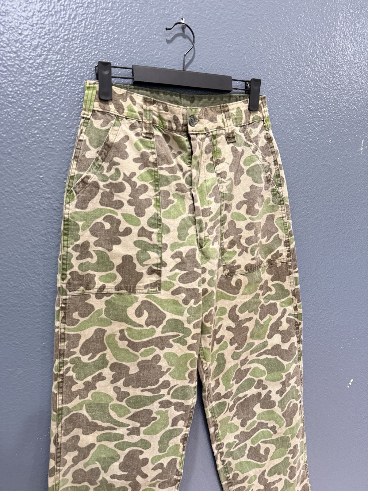 Vintage 60’s Military Vietnam ARVN Camo Field Pants Size 28