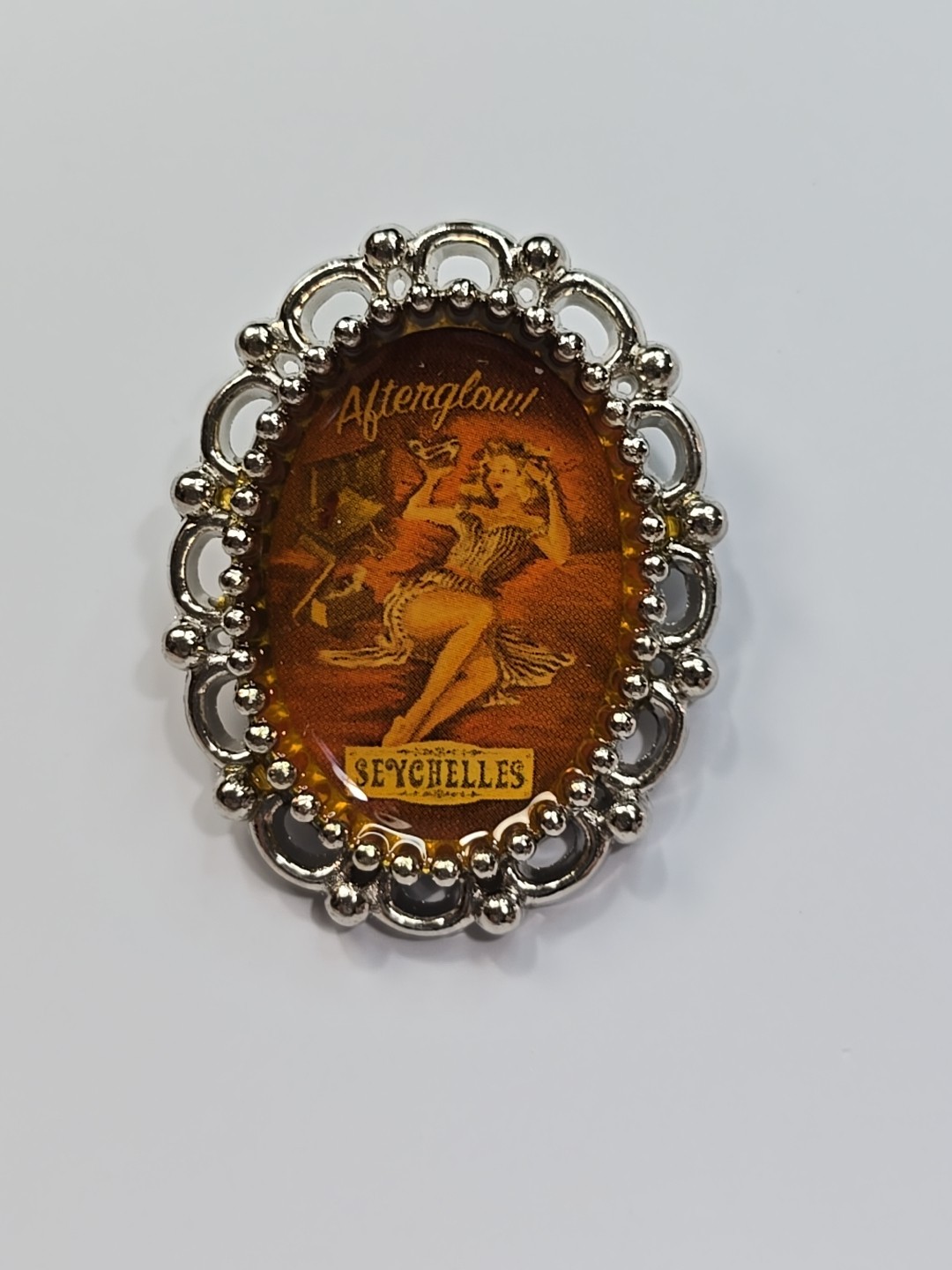 Seychelles Afterglow Souvenir Lapel Pin 
