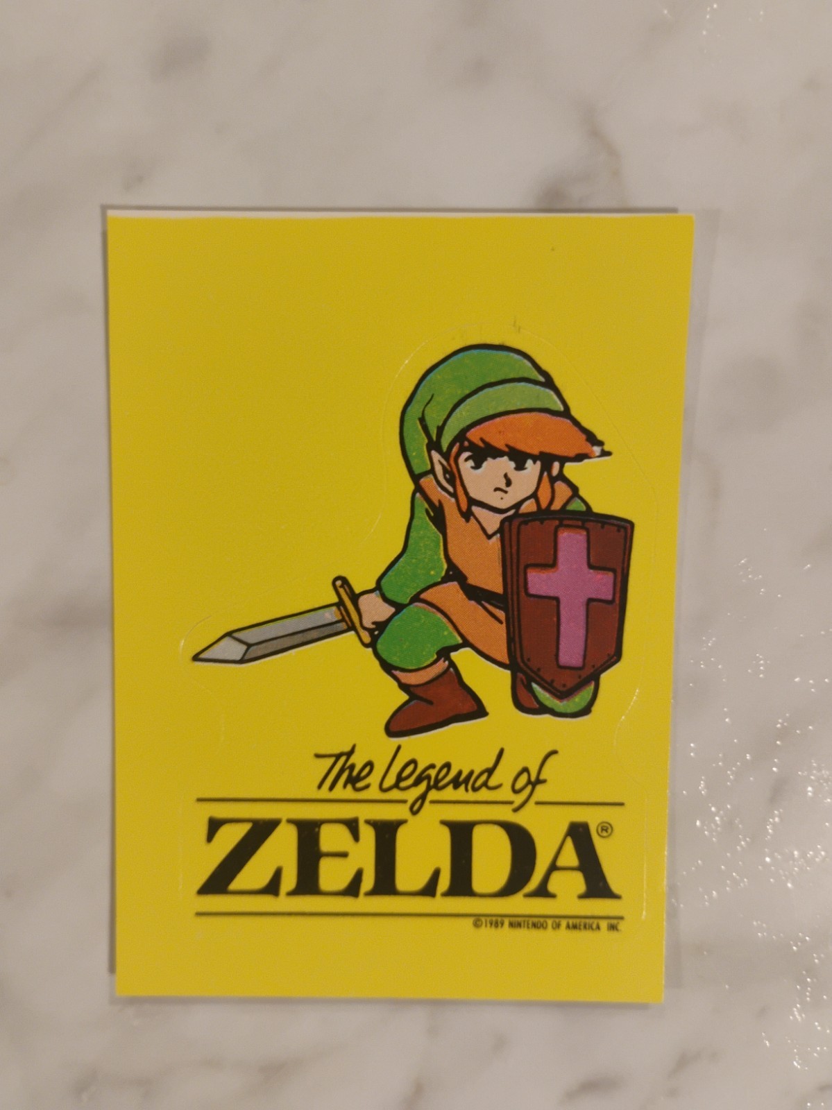 1989 Topps Nintendo Stickers #5 The Legend of Zelda Link Rookie 
