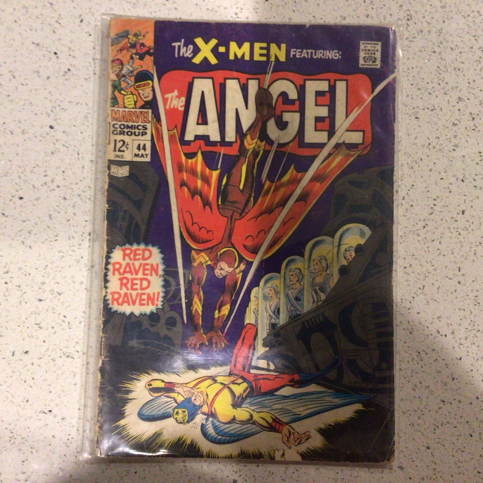 Vintage 1968 #44 X- Men The Angel Low Grade Poor Vintage 1968 #44 X- Men The Angel Low Grade Poor