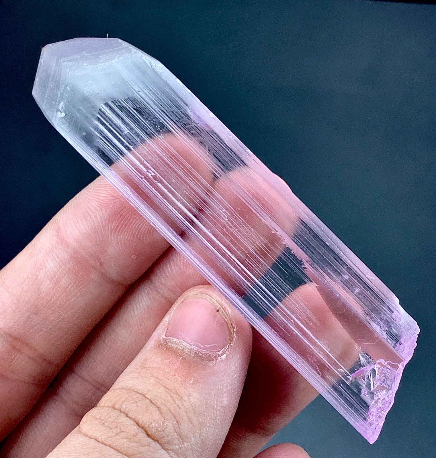 70 CTs Natural Pink Kunzite Crystal specimen from Afghanistan