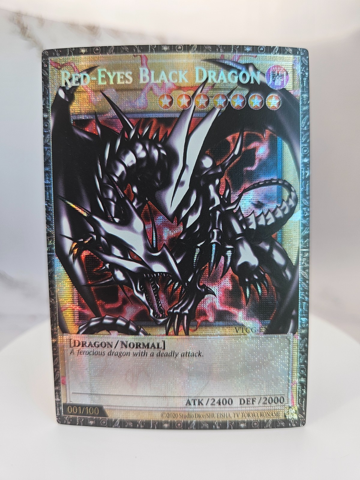 Red-Eyes Black Dragon (T3-05 OCG Art) - Overframe Grand Master Starlight Rare