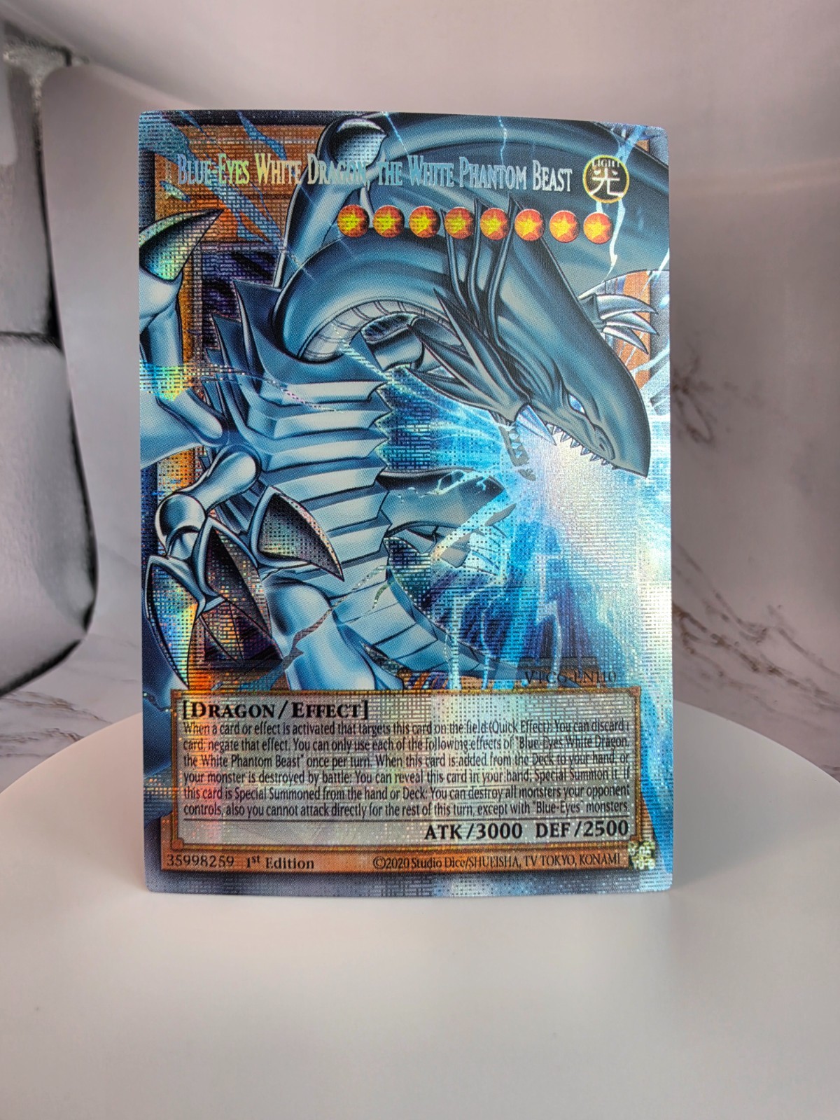 Blue-Eyes White Dragon the White Phantom Beast *ENGLISH* Starlight Overframe