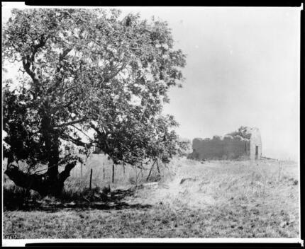 the Mission Soledad showing a corral San Diego 1898 California - Old Photo