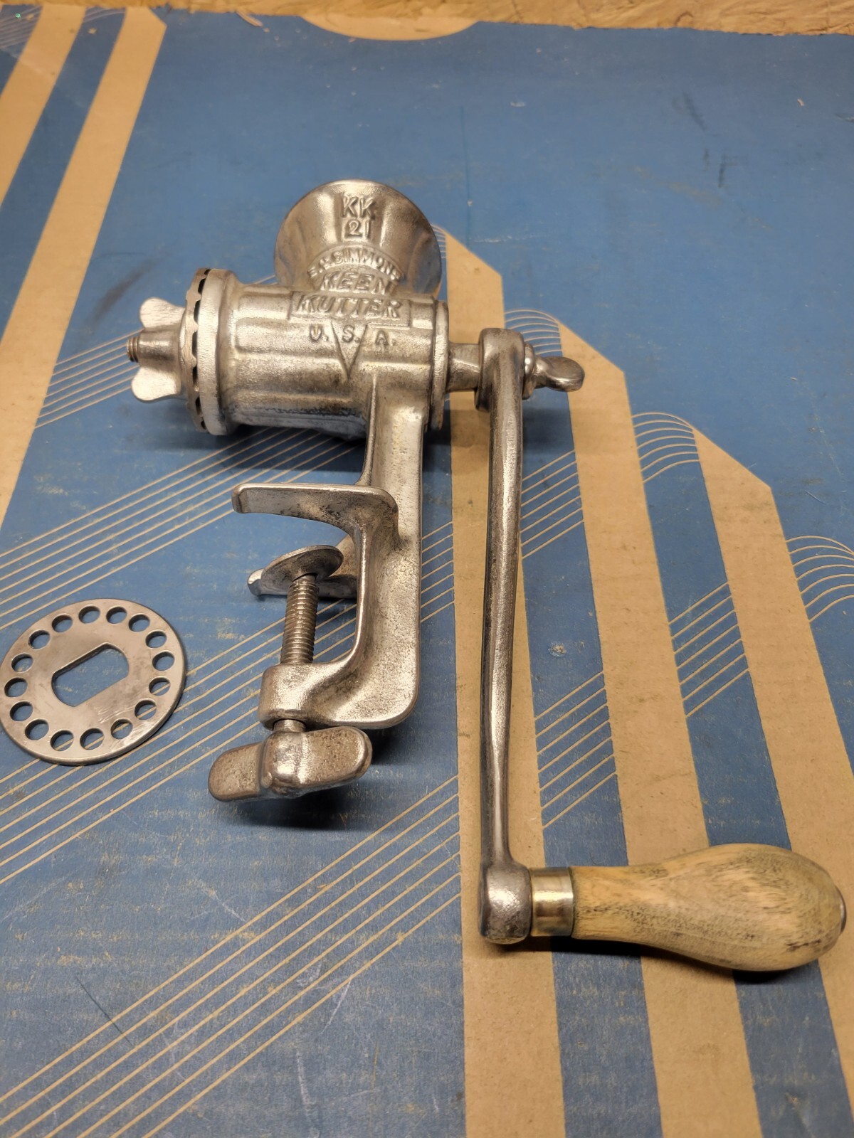 Vintage EC Simmons Keen Kutter 21 Food Grinder