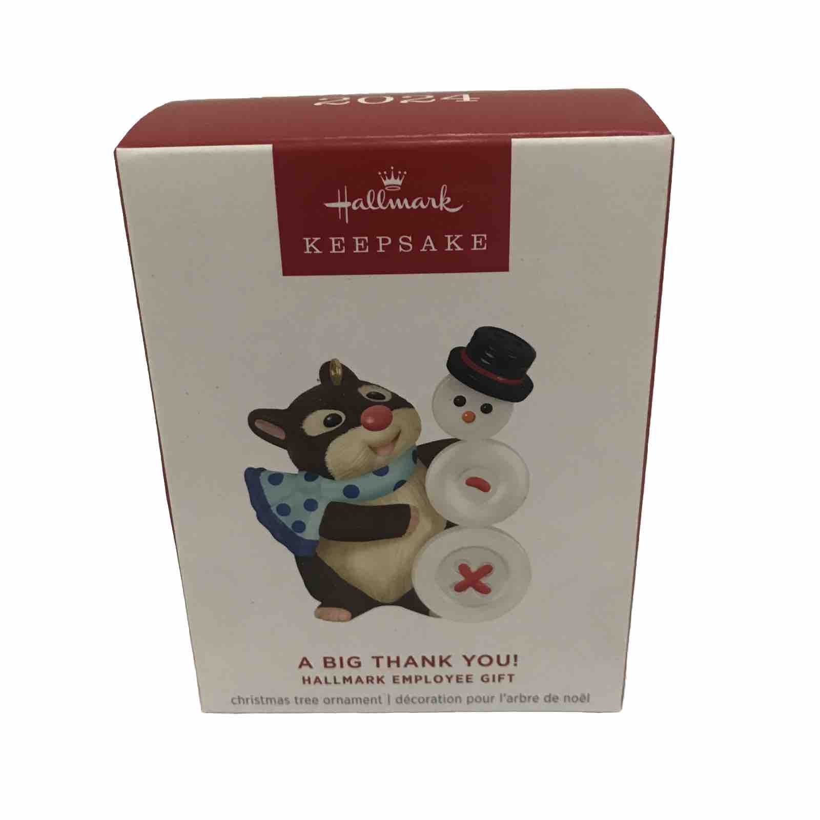 2024 Hallmark Keepsake Ornament A BIG THANK YOU Hallmark Employee Gift 2024 Hallmark Keepsake Ornament A BIG THANK YOU Hallmark Employee Gift
