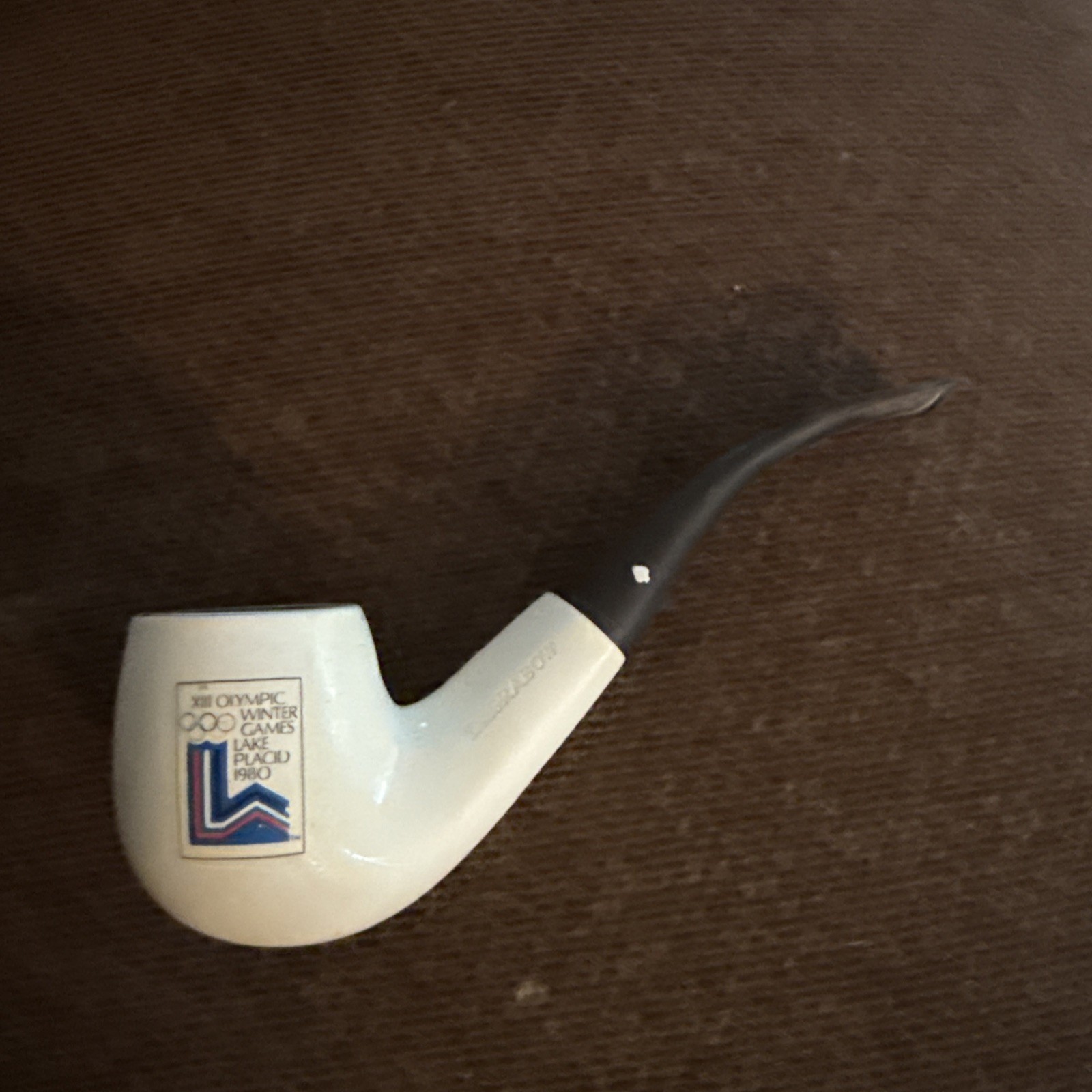 Dr Grabow Estate Tobacco Pipe 1980 US Olympic Winter Games Lake Placid preowned