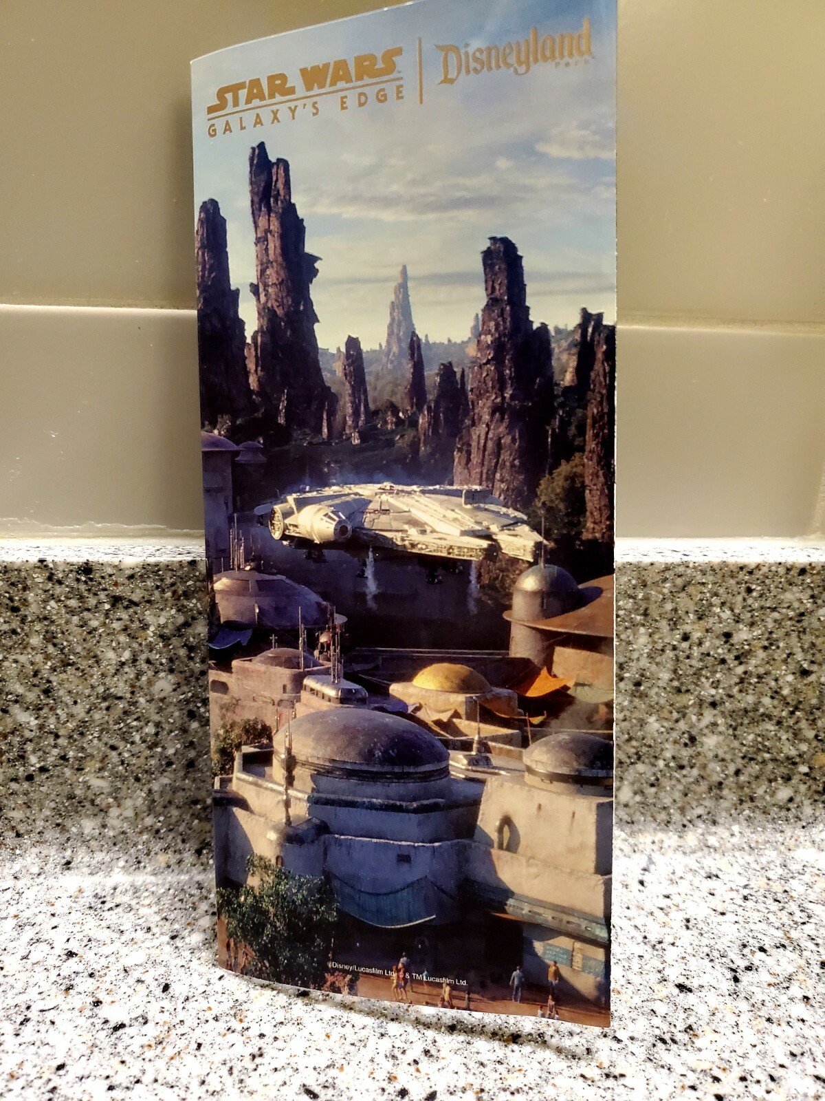 Disneyland Star Wars Galaxy\'s Edge OPENING DAY park map SOLD OUT