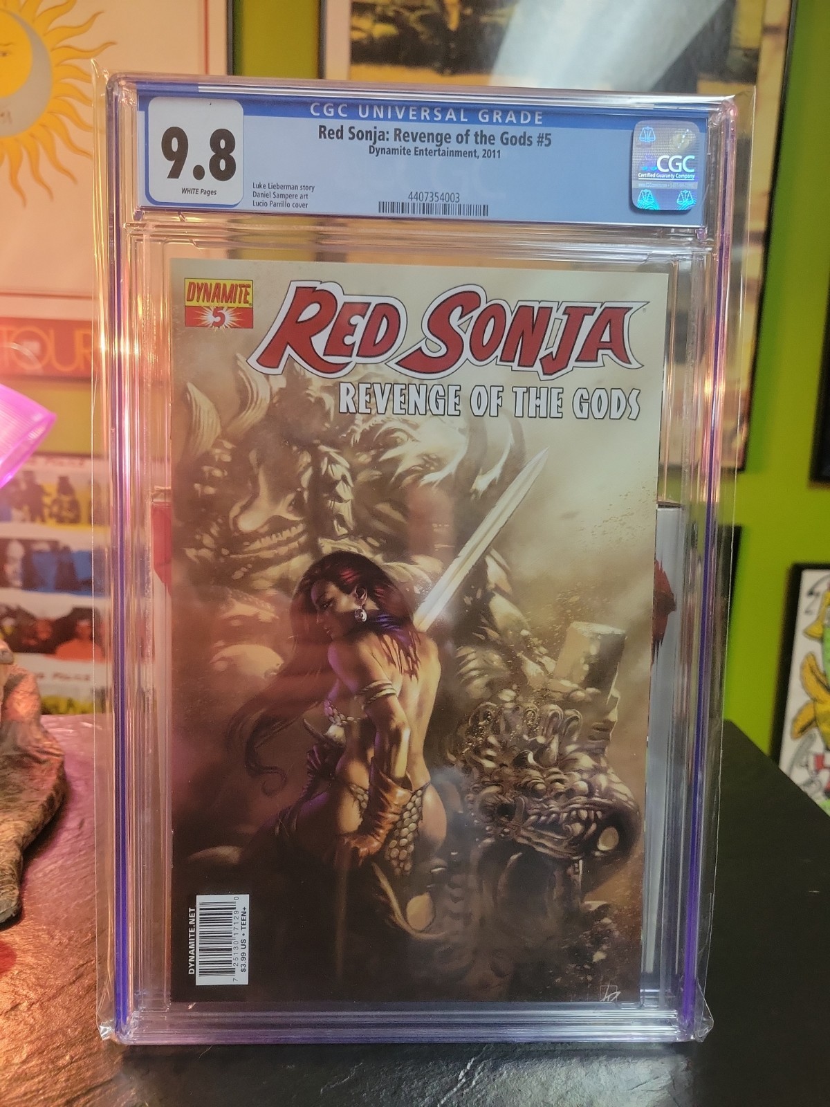 Red Sonja: Revenge of the Gods #5 CGC 9.8 (2011) Lucio Parrillo Cover Dynamite