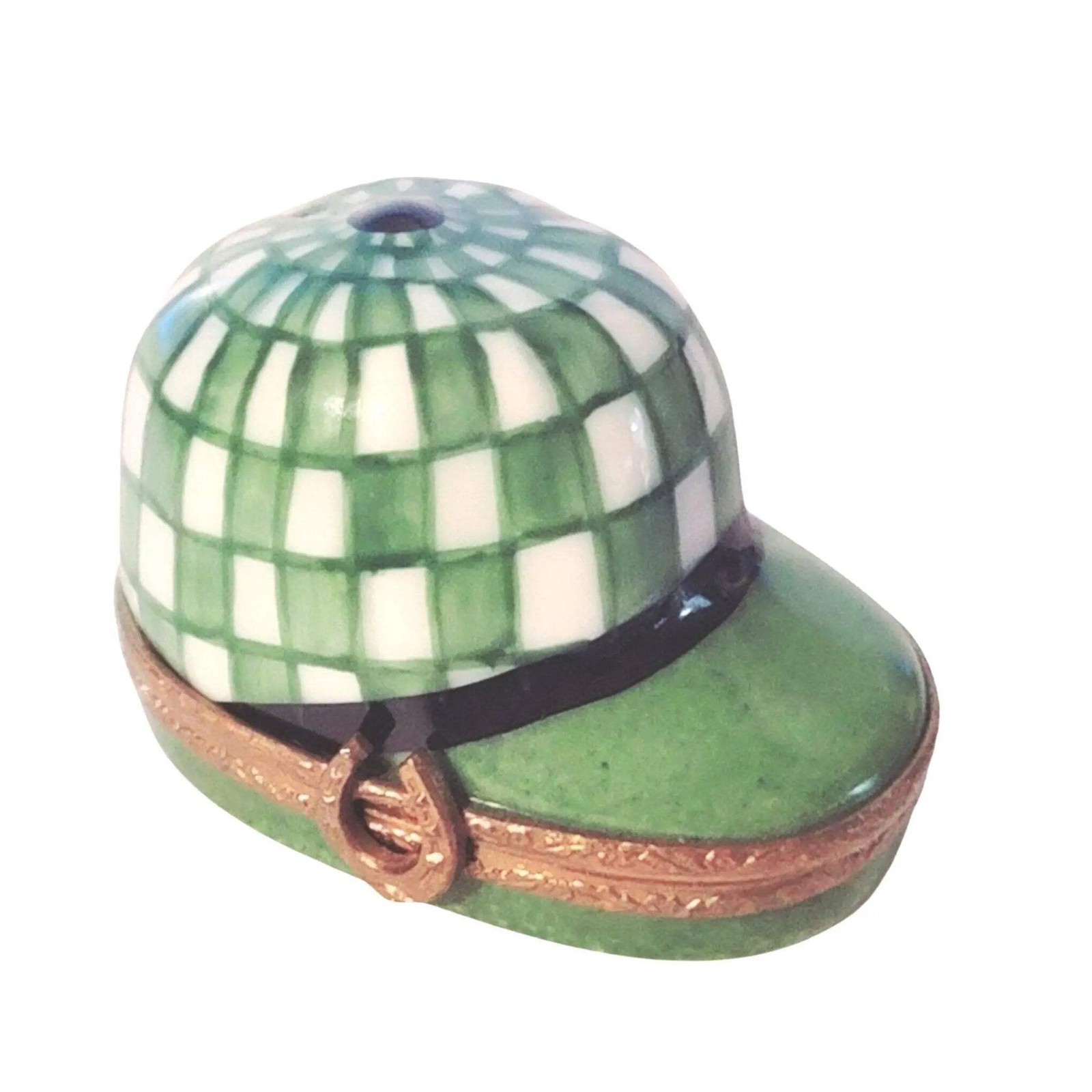 Green Limoges Derby Hat for Home Decor