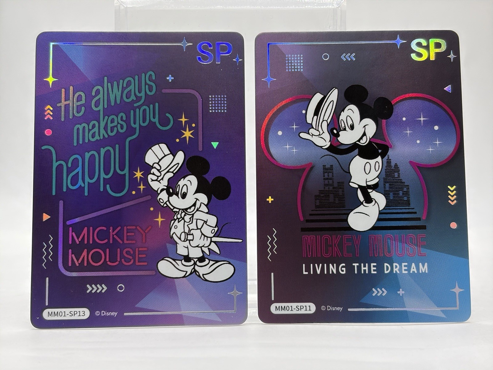 2026 Disney Cardfun SP Refractor MICKEY MOUSE (2-Cards)