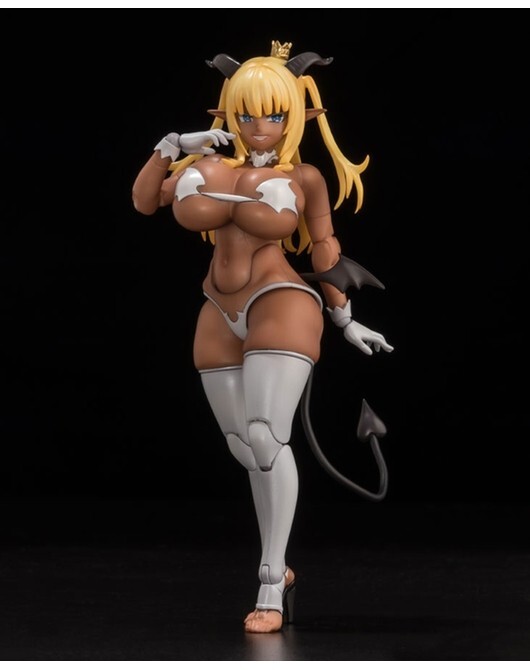 NEW SECOND AXE Succubus Queen Lisbeth tanned ver 140mm figure Goblin