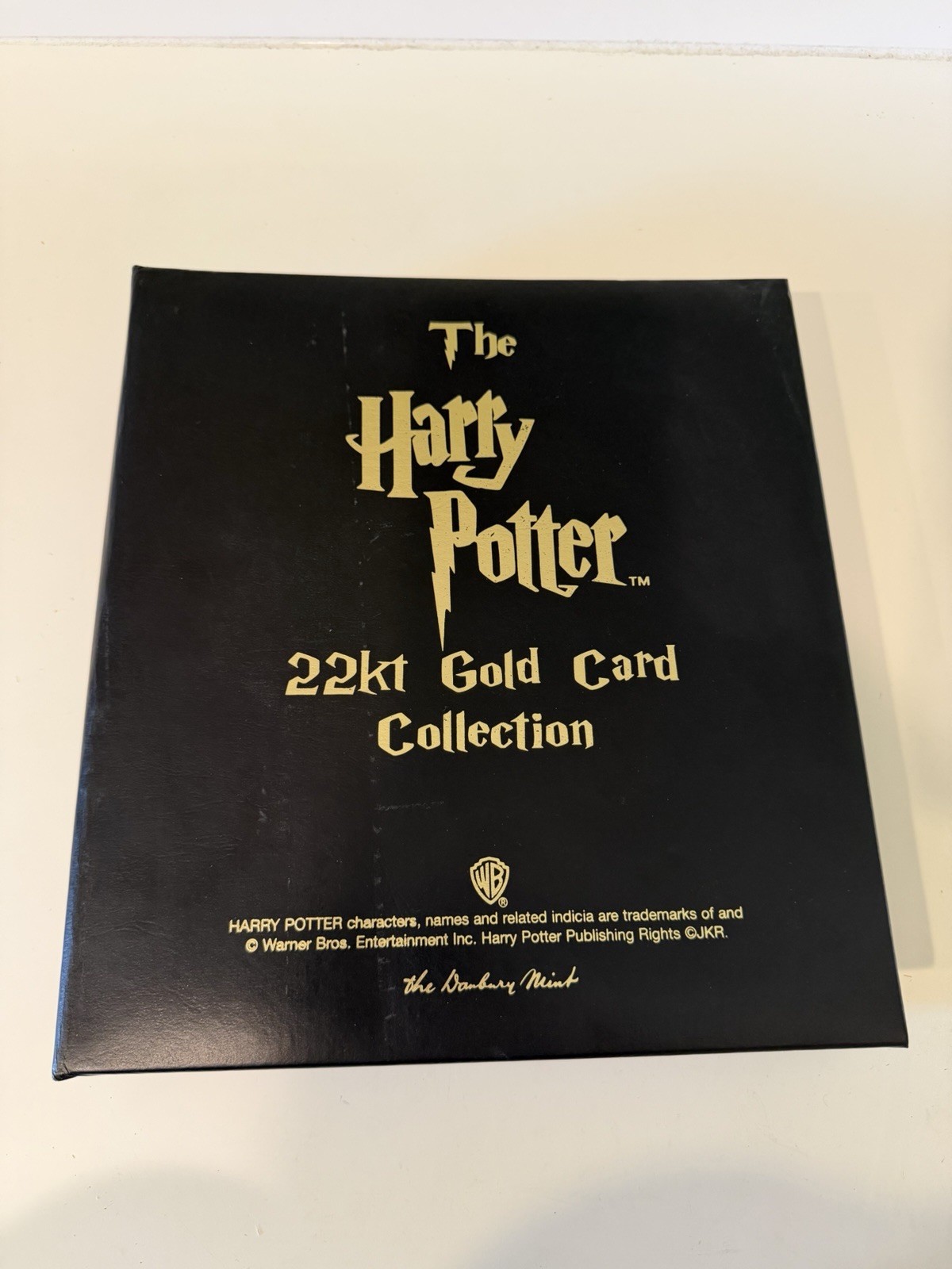 Harry Potter Danbury Mint 22kt Gold Collector Cards INCOMPLETE SET 53/60