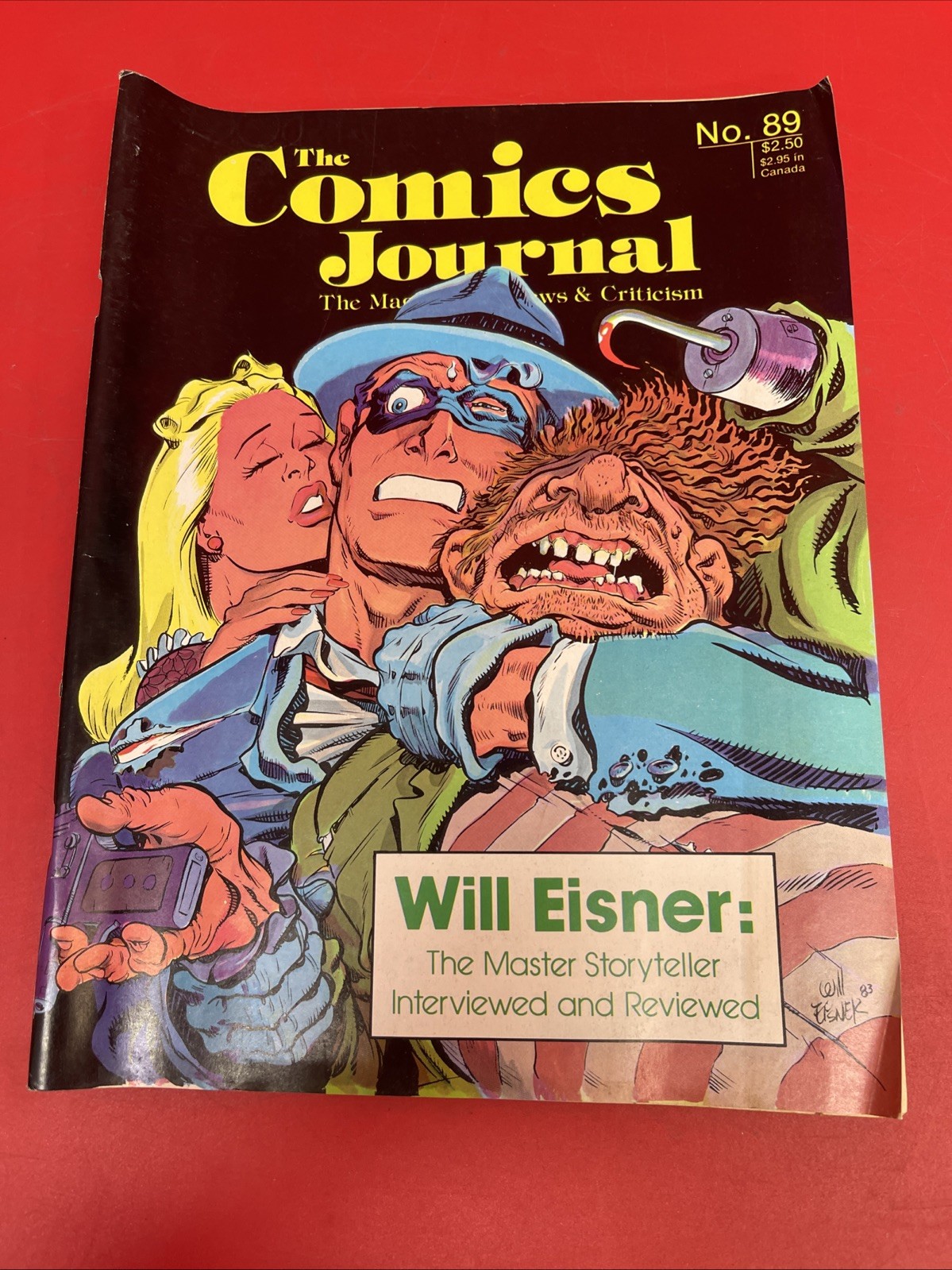 The Comics Journal #89 1984 Early TMNT Leonardo Image Pre-Dates TMNT #1 Eisner