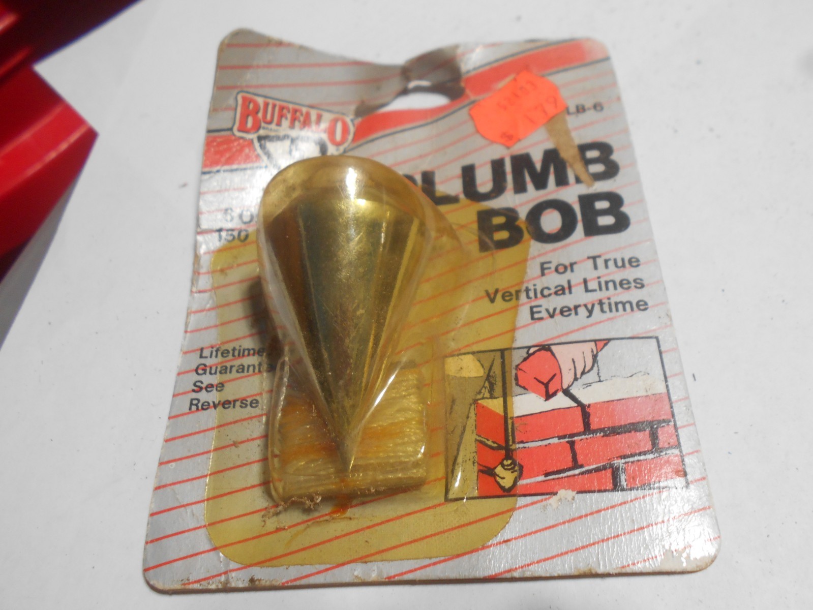  new old stock buffalo plumb bob 6 oz