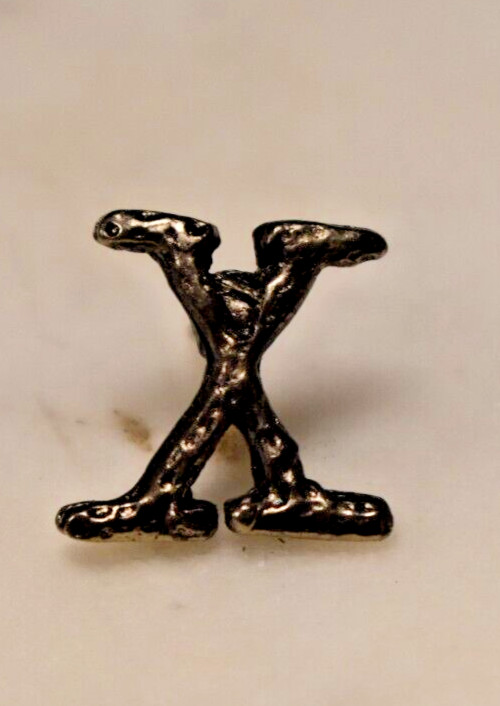 X-FILES PROMO SUNCOAST EXCLUSIVE VIDEO PROMO PINS 1CM X 1.5CM SILVER METAL COLOR