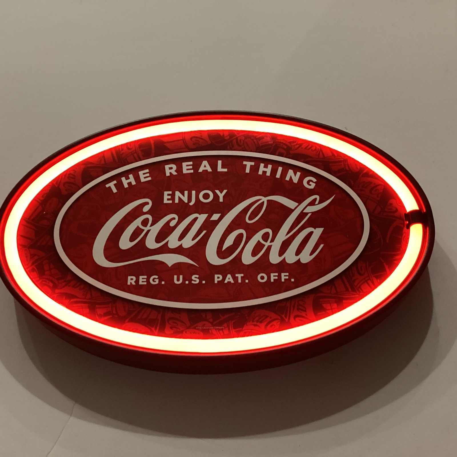 Coca-Cola LED Neon Look Rope Replica Marquee Sign - Enjoy The Real Thing