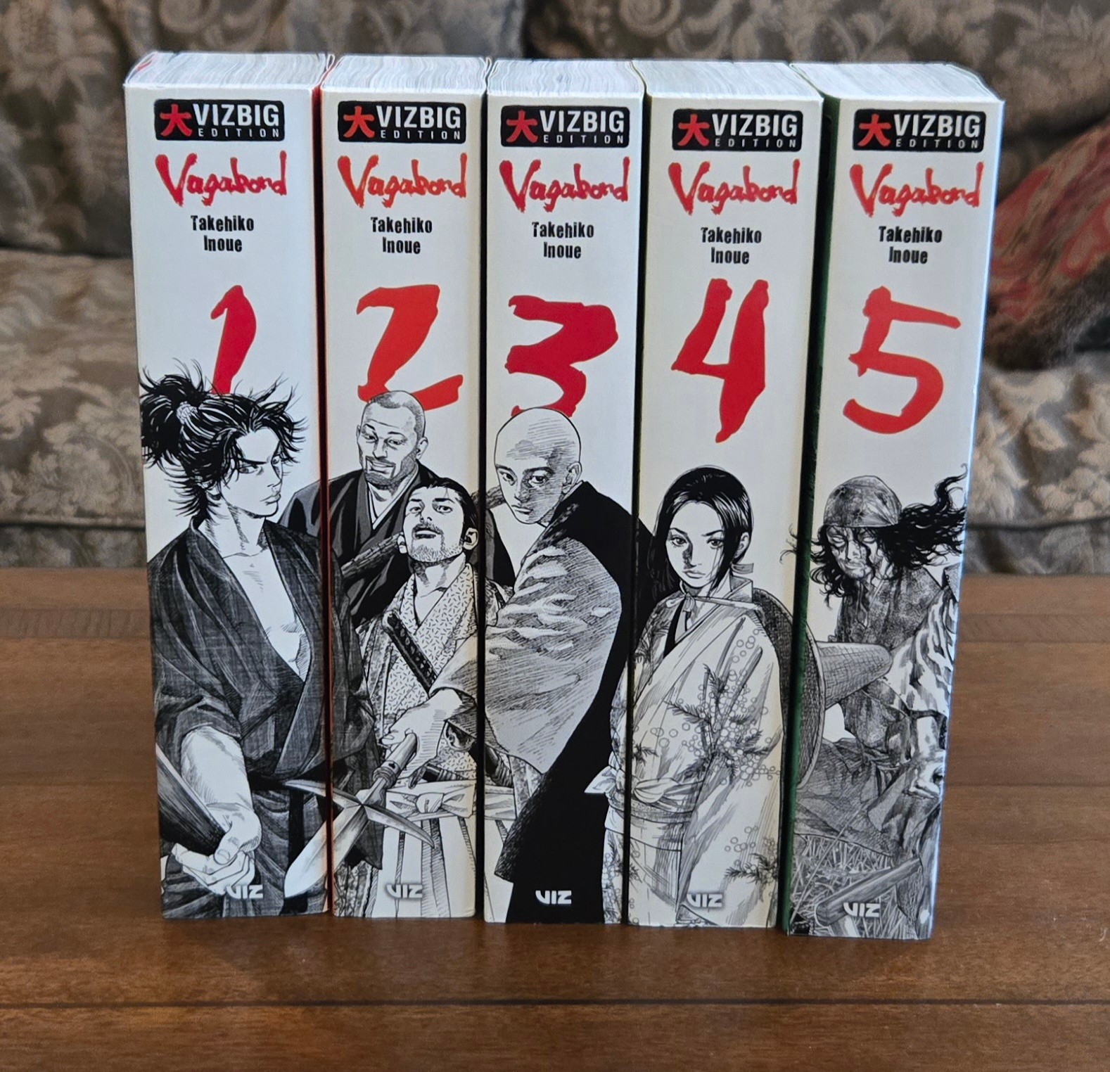 Vagabond VIZBIG Edition Volumes 1-5 set, English
