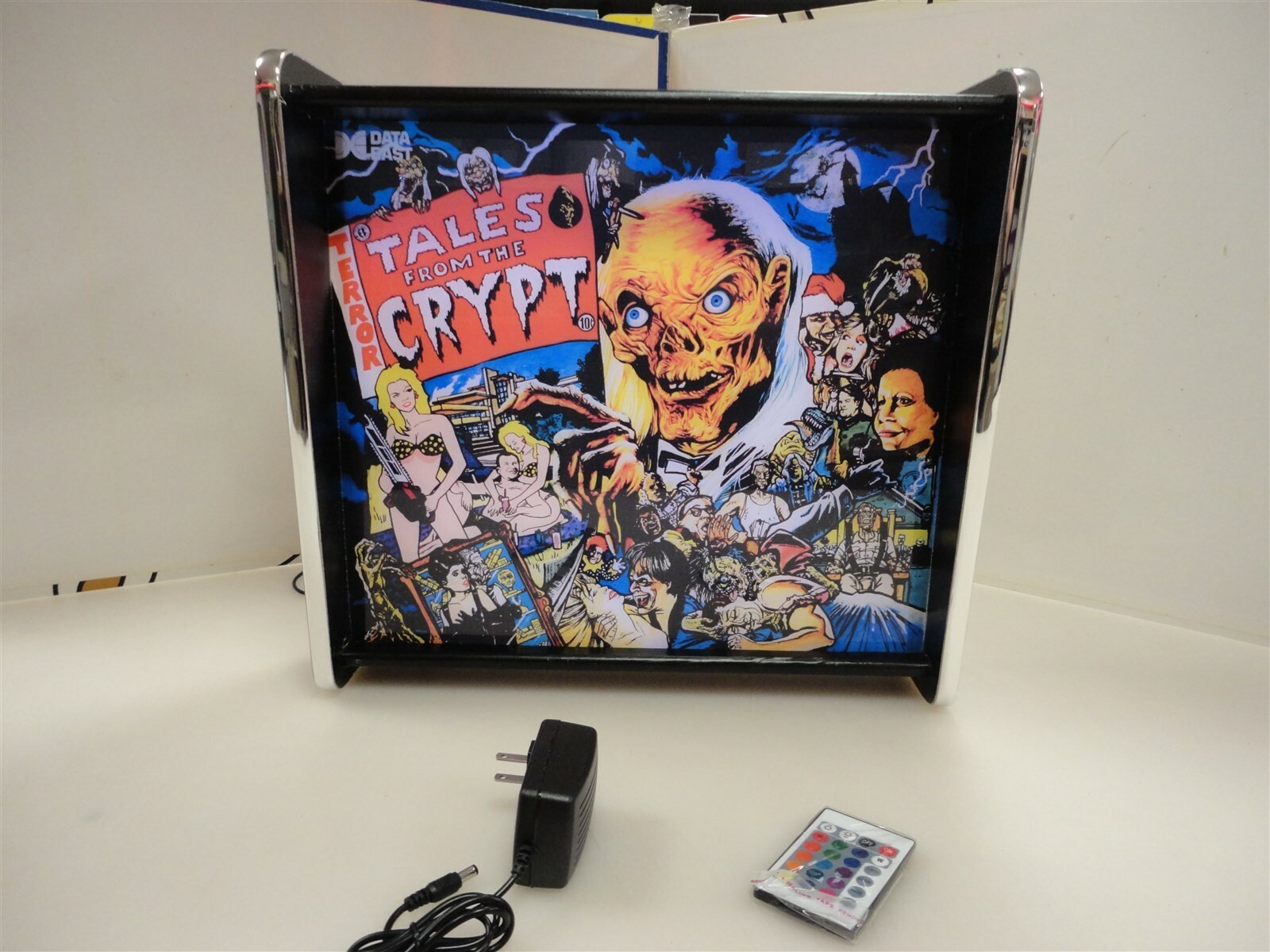 Tales from the Crypt Data East Pinball LED Backglass Display light box Tales from the Crypt Data East Pinball LED Backglass Display light box