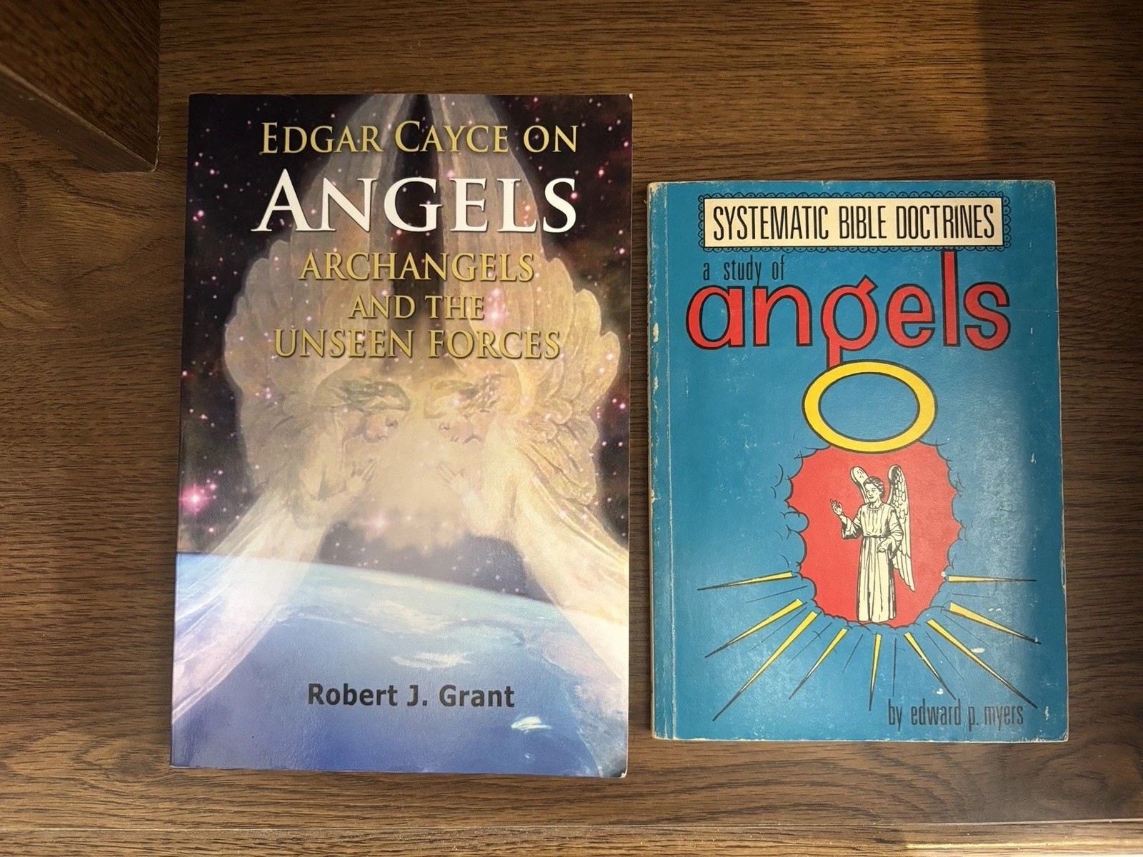 Edgar Cayce Angels & Archangels and Systematic Bible Doctrines Angels Lot of 2