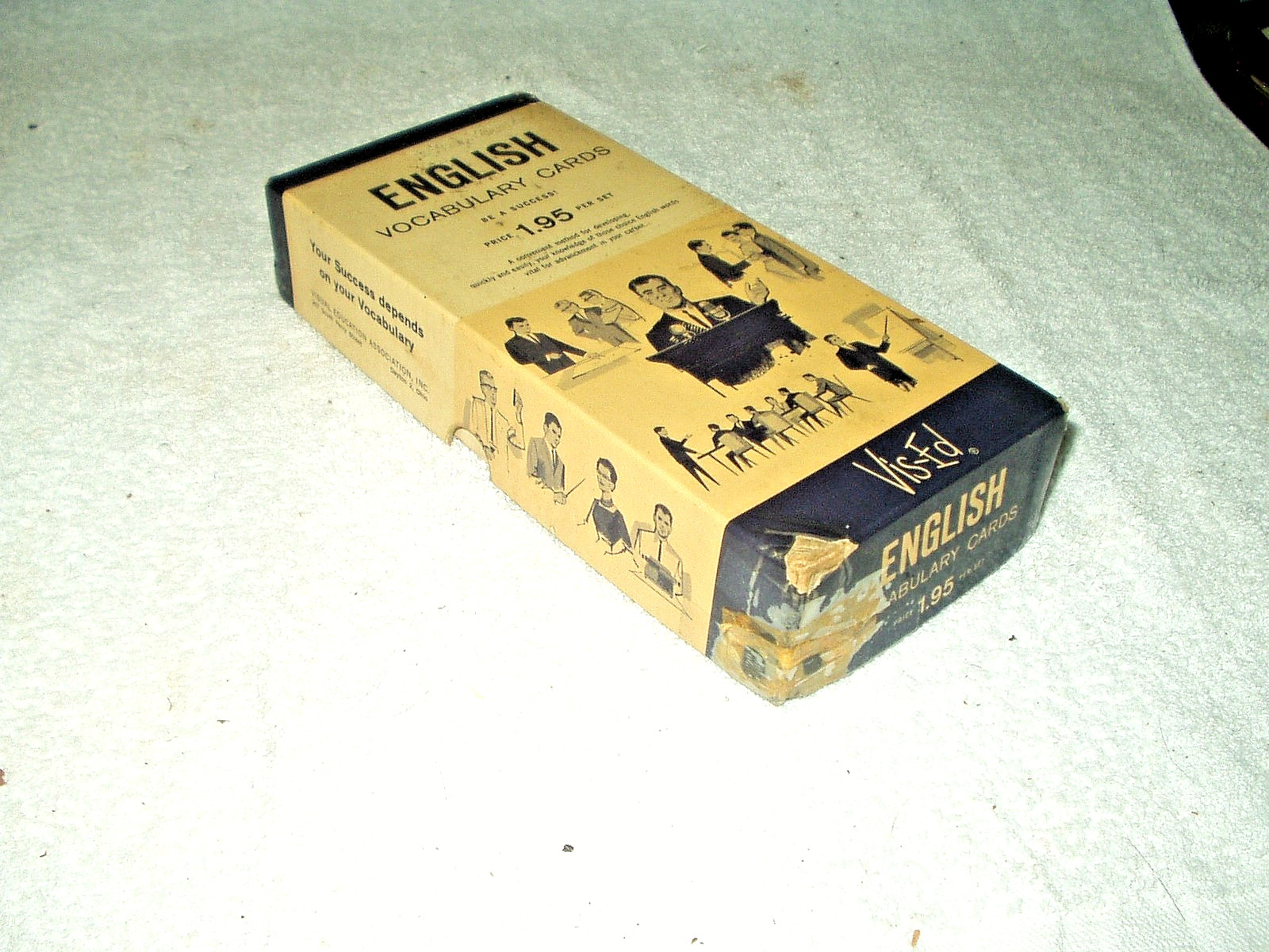 Vintage ENGLISH VOCABULARY CARDS 1000+ by Vis-Ed Co. *1960\'s*