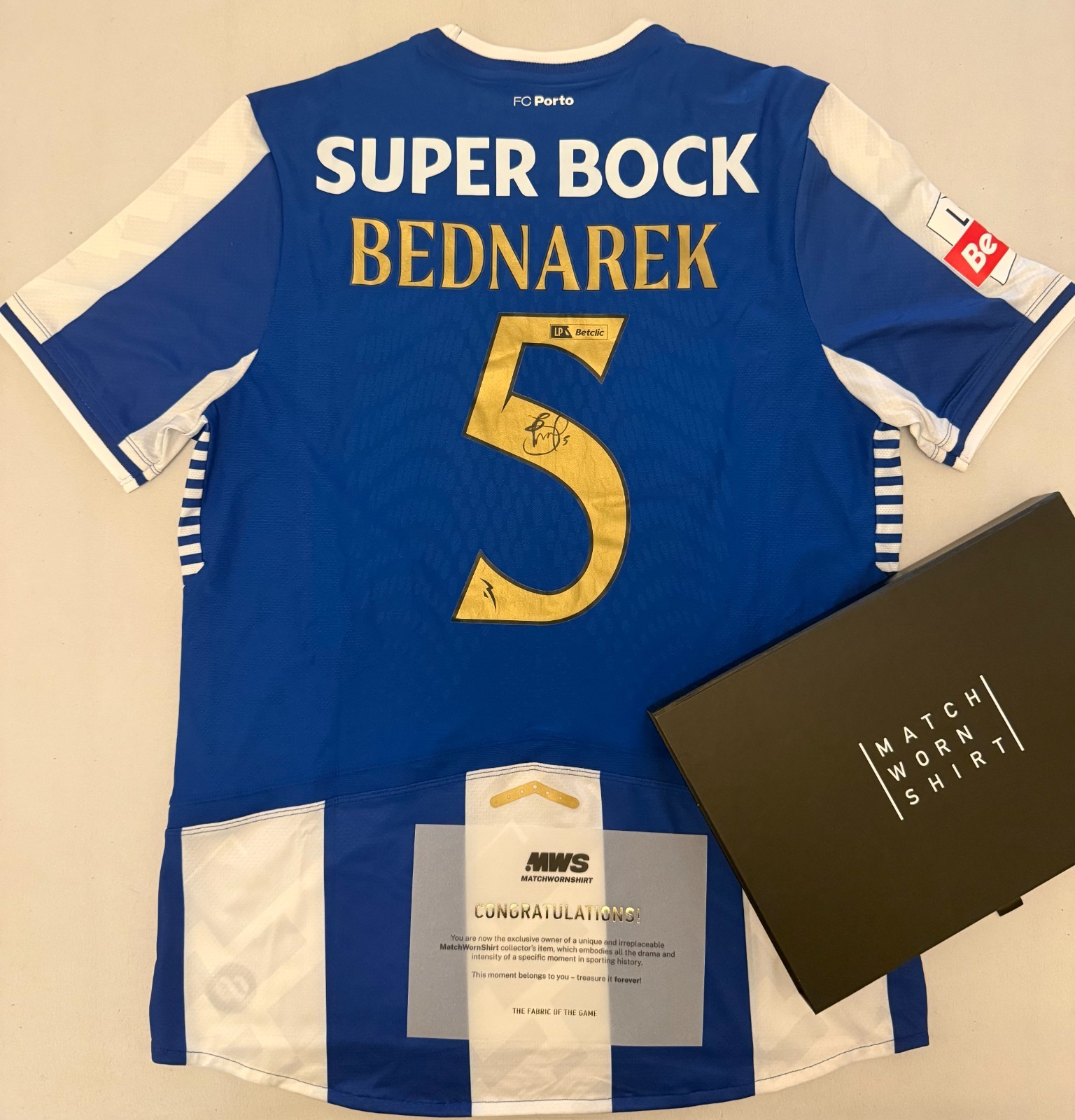 Matchworn shirt FC Porto Jan Bednarek signed shirt 2025/2026 Poland Southampton Matchworn shirt FC Porto Jan Bednarek signed shirt 2025/2026 Poland Southampton