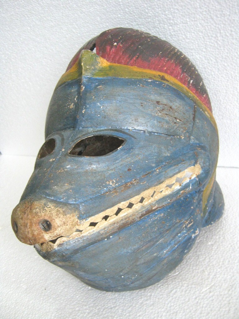 ANTIQUE FACE MASK HELMET HAND CRAFTED